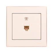 Розетка Lezard RAIN ТФ, крем, 703-0388-137