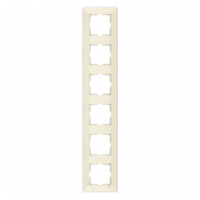 Рамка шестирна вертикальна VIKO Meridian, 90979036, крем