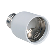 Перехідник пластик, Е27-Е40, білий, IEK, EPR13-01-01-K01