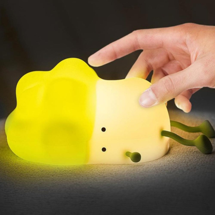 Ночник-игрушка Капуста брокколи, Valeso K1110, 2W, 3000K, 121х133х76 мм, пищевой силикон