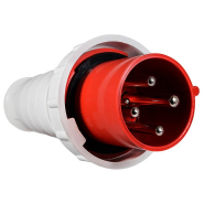 Вилка силова переносна АСКОУКРЕМ ВП 63А/4, 3Р+РЕ, A0080010008