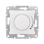 Світлорегулятор індуктивний, поворотно-натискний Schneider Electric Sedna, білий, SDN2200521