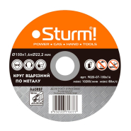 Коло відрізне по металу STURM 9020-07-150х16, 150х1,6 мм