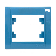 Рамка одинарная горизонтальна Makel Defne, синя, 42092701
