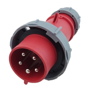 Вилка переносна TechnoSystems 0252 32А PRO, 3Р+РЕ+N, 380В, IP67, TNSy5502045