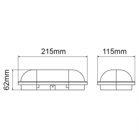 Светильник светодиодный влагозащищенный HOROZ AYDOS-15, 15W, 4200К, 1500Lm, IP65, белый, 400-001-125