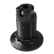 Патрон підвісний з кільцем карболіт Е14, чорний, TNSy, 5000847