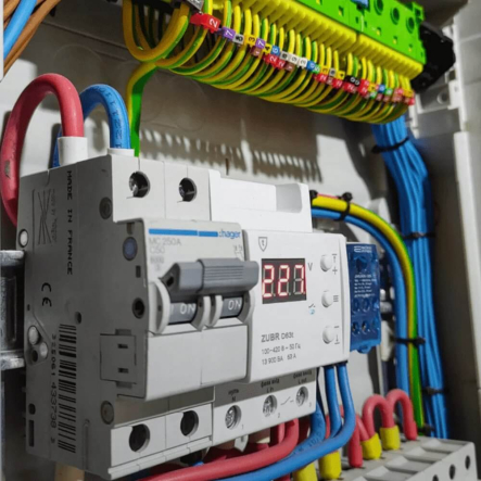 Реле напряжения ZUBR D25t, однофазное, с термозащитой - в щитке