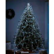 Гирлянда лучи росы/Конский хвост, 3 м, 300 Led, белая на батарейках + USB, RV-102-3 W USB