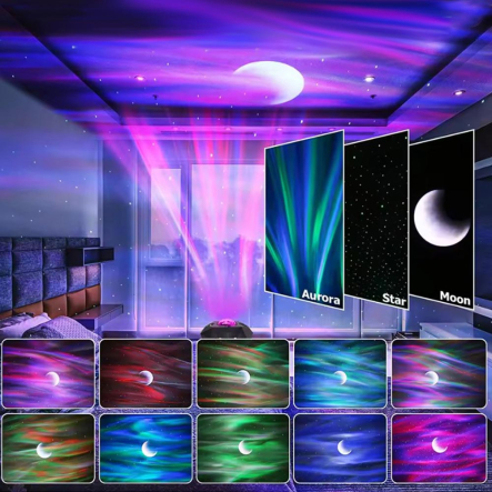 Ночник проектор звёздного неба с USB и пультом ДУ, 15 режимов