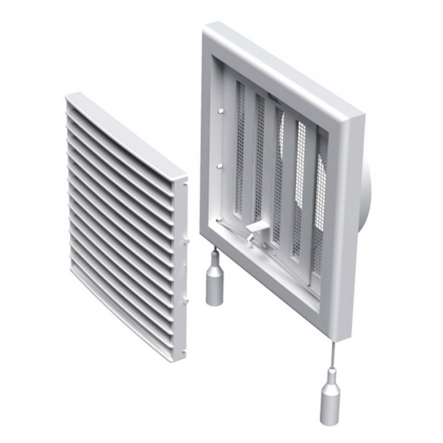 Решетка вентиляционная Вентс МВ 101 Рс, 0000222710, ш154*в110мм - 1