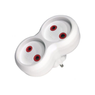 Двойник NEOMAX без заземления, белый, NX1013