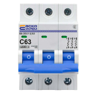 Автоматичний вимикач АСКО-УКРЕМ ВА-2017 3р, 63А С, A0010170027