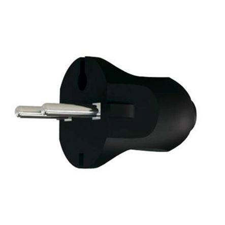 Вилка NEOMAX NX1102, без заземлення, чорна - 1