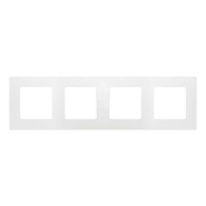 Рамка 4 поста Legrand Etika, 672504, білий