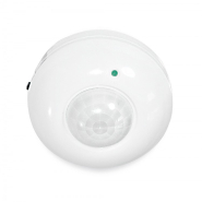 Датчик руху Feron LX20В / SEN5 1200W DD-8m 6м, стельовий, білий, 22006