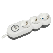 Удлинитель IEK UNO У03В 3 места 2P+PE/1,5м 3х1,5мм2 16А/250В, WYP53-16-03-D15-ZK