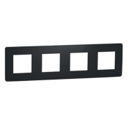 Рамка четырехпостовая Schneider Electric NU200854 (антрацит) UNIСA Studio