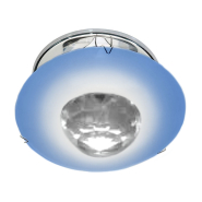 Светильник точечный Feron DL4161, MR16, GU5.3, 12V, 50W, кристалл, круглый, хром/синий