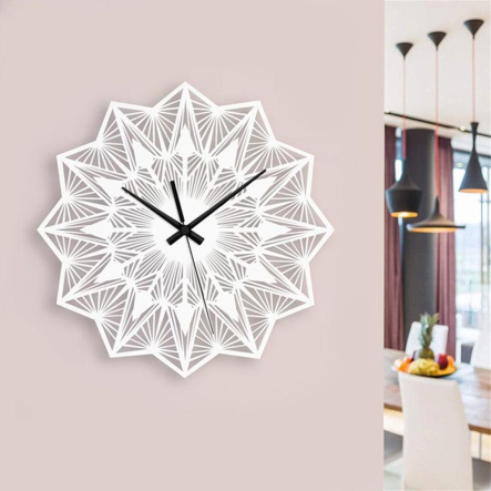 Часы Moku Yokohama 480х480 мм, белые - 1