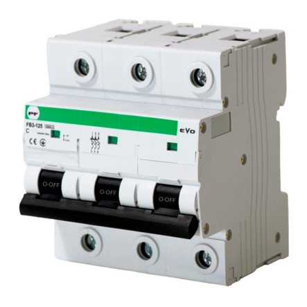 Автоматический выключатель Promfactor EVO АВ2000, FB3-125, 3P, 10A, C 10kА, 400, FB3C3010 - 1