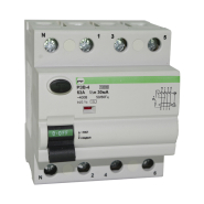 Реле защитного отключения Promfactor РЗВ-4, 4P, 63A, 4.5kA, 100mA, FPR4063100AC
