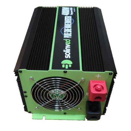 Інвертор напруги Solinved SLVP-4000, 12v/220v, 4000W, правильний синус - 2