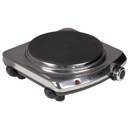 Электроплитка "Термія" ЕПЧ 1-1,5кВт/220, с чугунной конфоркой, 1 конфорочная, нержавеющая - 1