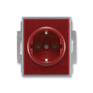 Розетка с заземлением и заслонками
