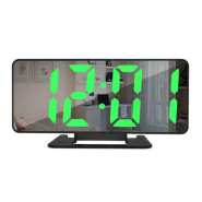 Часы VST-888-4, зеленые, температура, USB