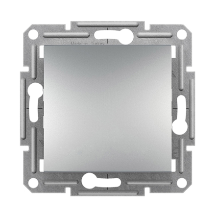 Вимикач прохідний, одноклавішний, Schneider Electric ASFORA, алюміній, EPH0400161 - 1