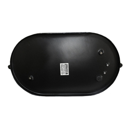 Светильник TechnoSystems НПП1202-100W-E27-IP65, овал, черный, с решеткой, 5001187