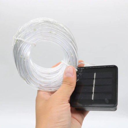 Гирлянда LED на солнечной батарее 7м, 50 LED, IP65, холодный белый