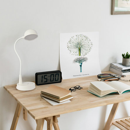 Настольная лампа аккумуляторная TITANUM TLTF-012W, 7W, 3000-6000K, белая, 28343