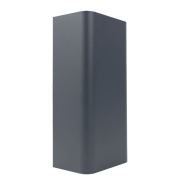 Светильник настенный Nowodvorski 9707, Bergen 2x35W x GU10, 23x11.5x7см, графит