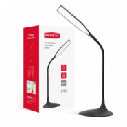 Настольная LED лампа аккумуляторная MAXUS DKL, 6 Вт, 4100K, с диммером, черная