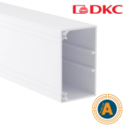 TA-GN 100x60 Короб з напрямними, ДКС, 01786, довжина 2м, колір білий RAL9001