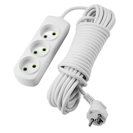 Подовжувач Lezard Letitia 3 гнізда 7м, 721-0307-303 - 1