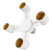 Перехідник з патрона Е27 на 4 патрона Е27 Lemanso / LMA258