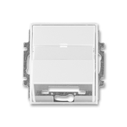 Центральная панель ABB Element 5014E-A00100-03, RJ45, для коммуникационной розетки