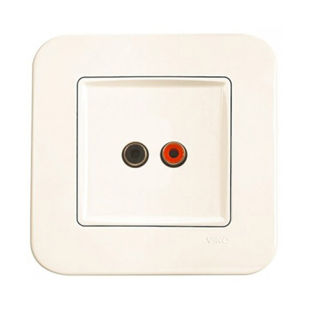 Аудиорозетка VIKO Rollina 90421037, крем - 1