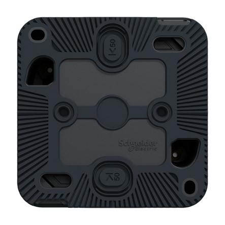 Переключатель 2кл. IP55, в сборе, Schneider Electric Mureva Styl, черный, MUR35022