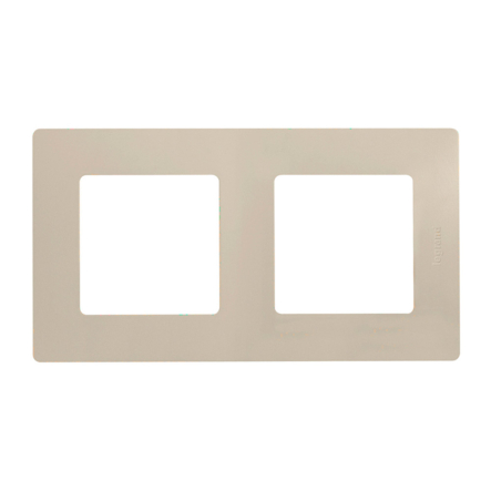 Рамка 2 поста Legrand Etika, 672512, слоновая кость - 1