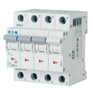 Автоматический выключатель EATON PL7-C20/3N, 4P, 20A, C 10kA, 263996
