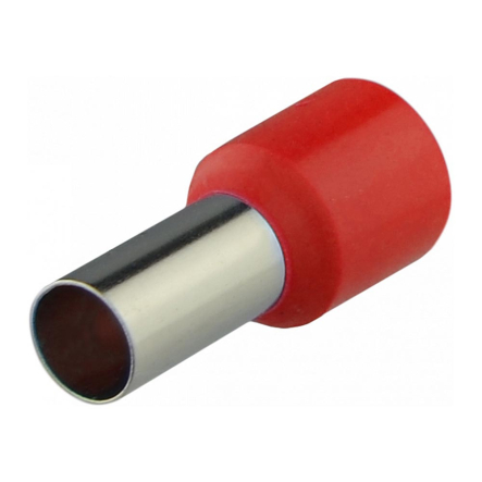 Наконечник АСКО-УКРЕМ A0060010053, НТ 16,0-12 (кв.мм-мм) (упак. 100 шт.) червоні - 1