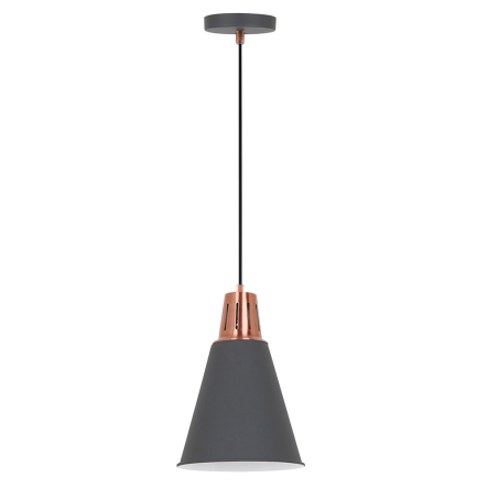 Подвес LAGUNA Lighting 95943-01 1хE27, 60W, матовый серый - 1