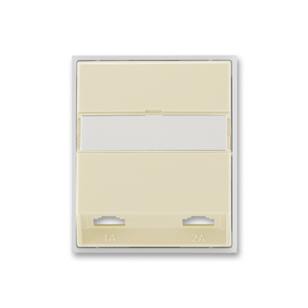 Центральная пластина для двойной телевизионной розетки - 1