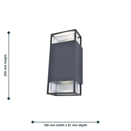 Светильник внешний Lutec RIDGE 5107101118, GU10, IP54, Architectural