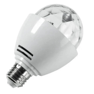 Лампа LED, 3 Вт, RGB, E27, 220 В, Lemanso Супер діско