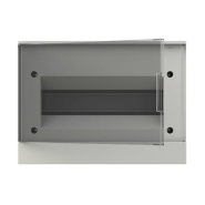 Щит розподільчий ABB BASIC E, 1SZR004002A2204, 12 модулів накладний, IP41 (прозорі дверцята)